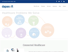 Tablet Screenshot of dapasoft.com